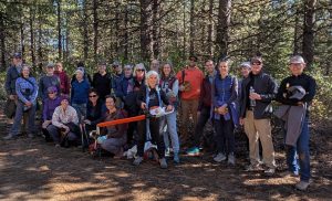 TBT members join Meissner Nordic Ski Club for a trail maintenance activity.